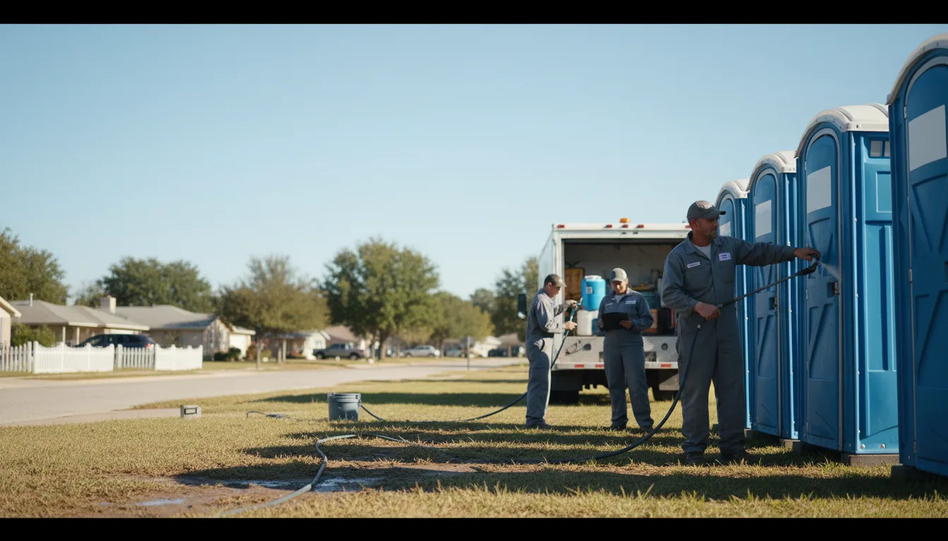 Long-Term Portable Toilet Rental in Akron, AL near me